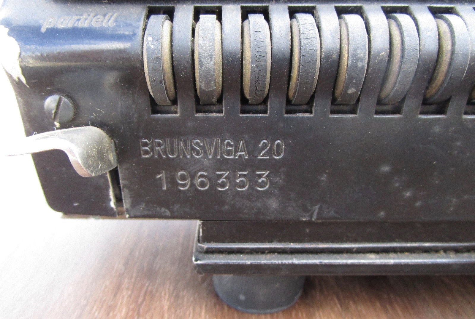 Vintage Brunsviga 20 Mechanical Pinwheel Calculator  Made In Germany  Read!