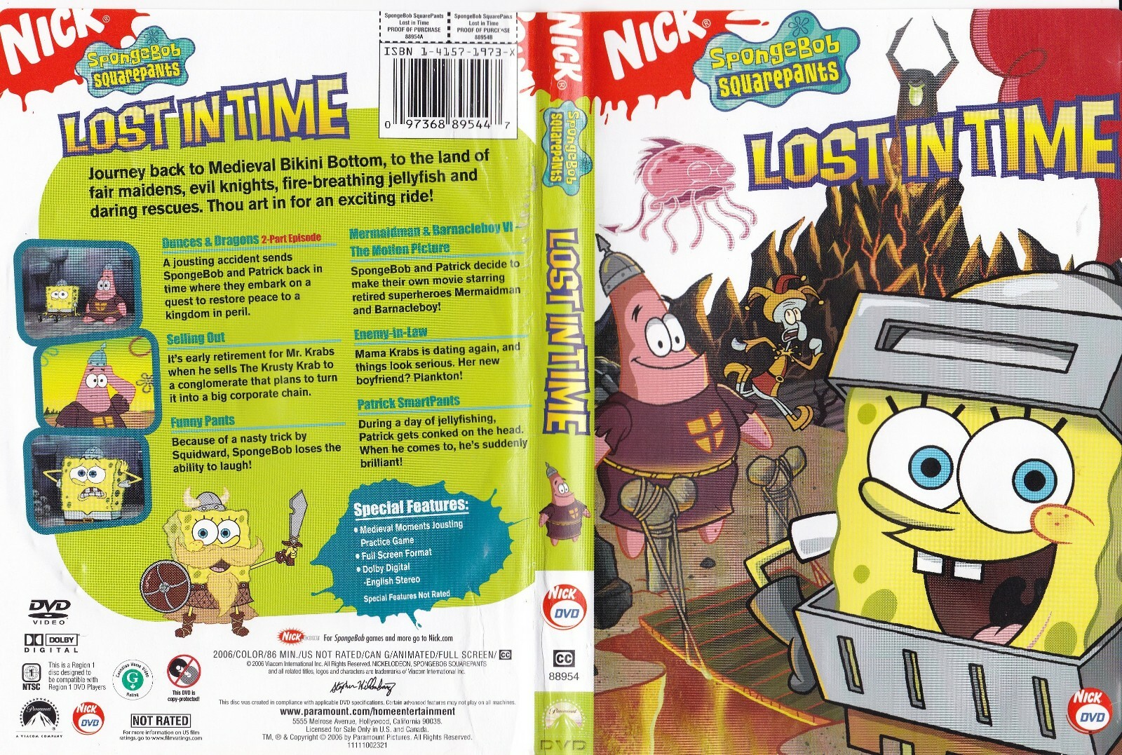 Nickelodeon Spongebob Squarepants - Lost in Time (Fullscreen