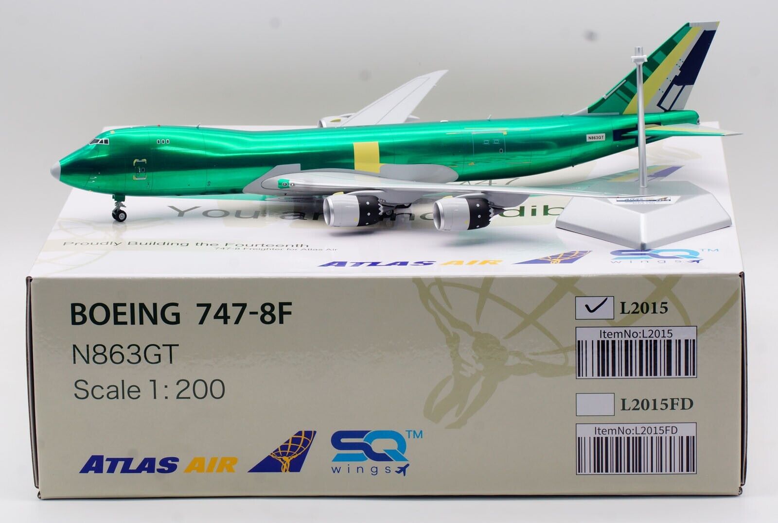 SQ Wings 1:200 Atlas Air SQ Wings 1:200 Atlas Air
