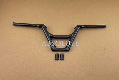 ABSOLUTE 169 BICYCLE HANDLEBAR 22.2MM IN BLACK W/SHIM TO CONVERT TO 25.4MM