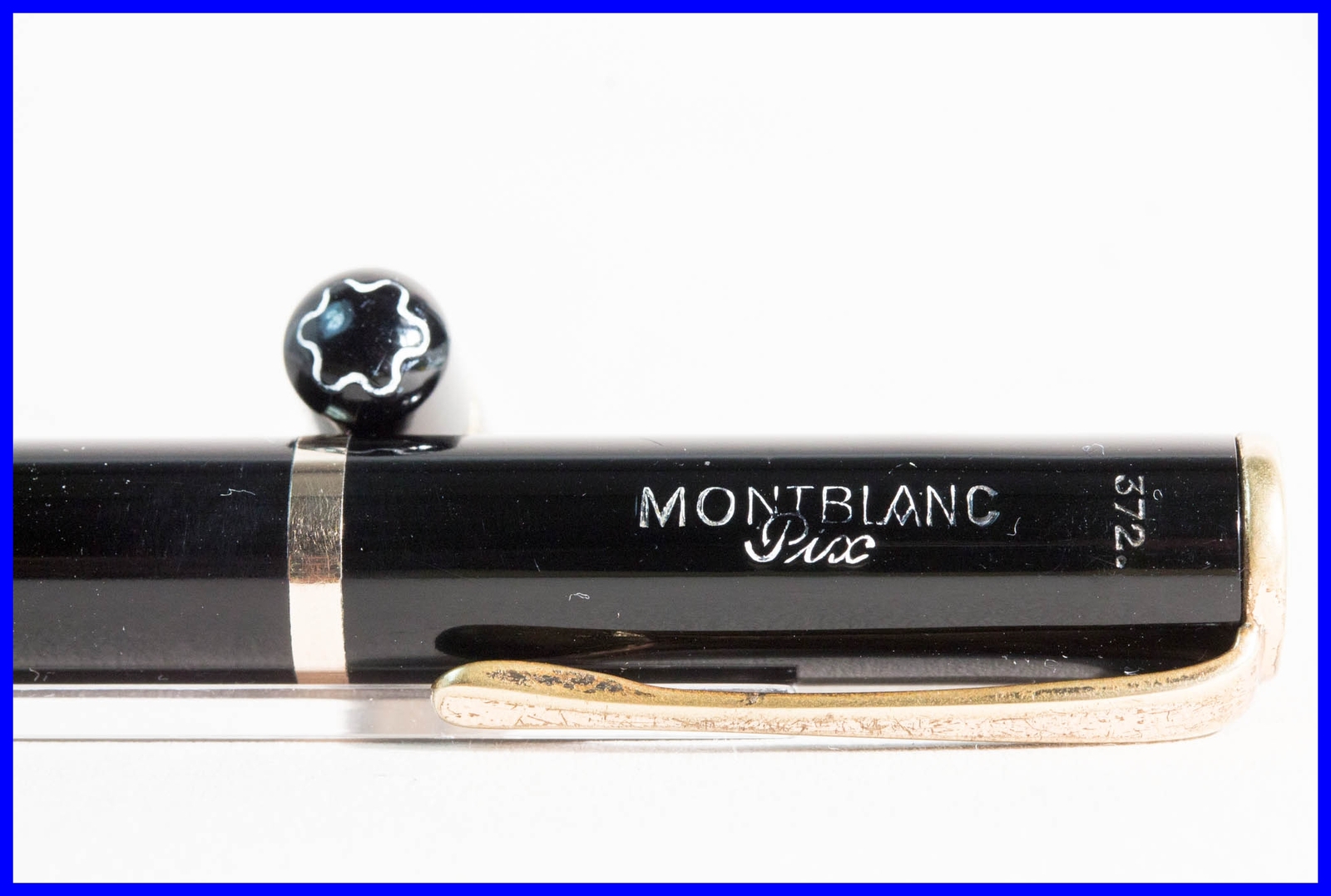 1951 MONTBLANC PIX 372 Druck Bleistift Schwarz & Gold 1.18mm
