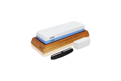 DDF iohEF Sharpening Stone, Whetstone grit 1000/6000, Professional 2-in-1 Stone
