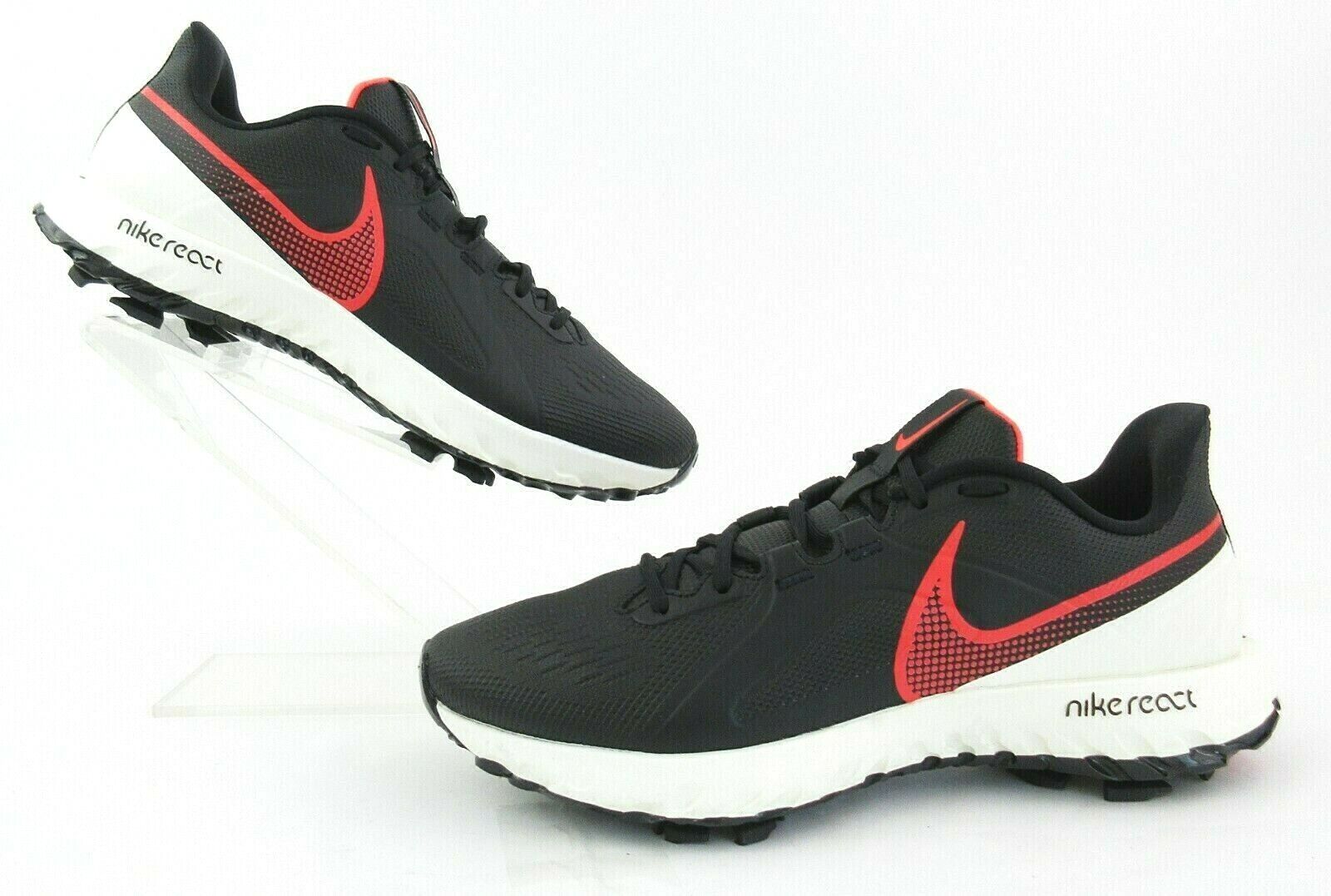 NEW Nike React Infinity Pro Golf Shoes Black/Flash Crimson NEW Nike React Infinity Pro Golf Shoes Black/Flash Crimson