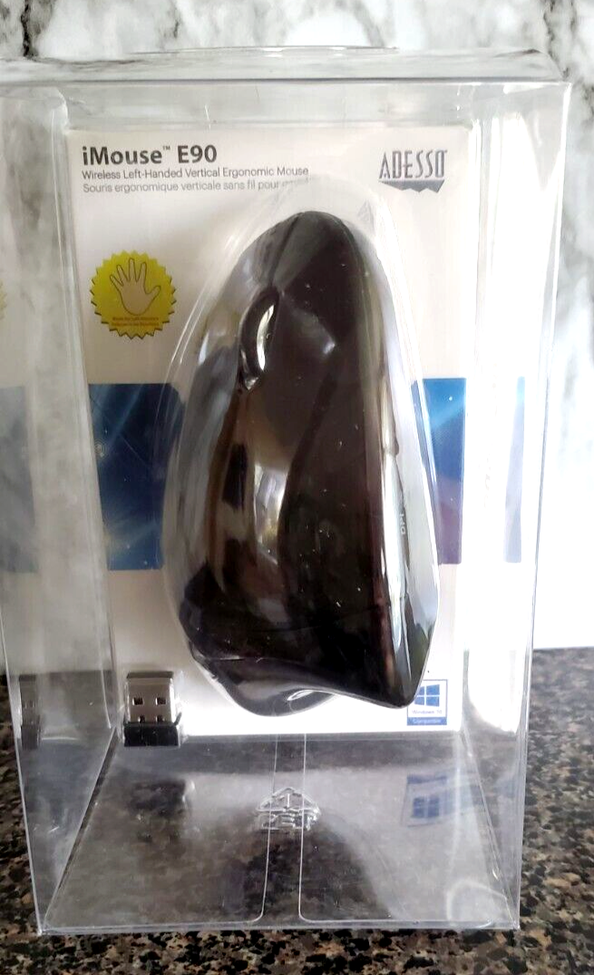 E90- Wireless Left-handed Vertical Ergonomic Mouse