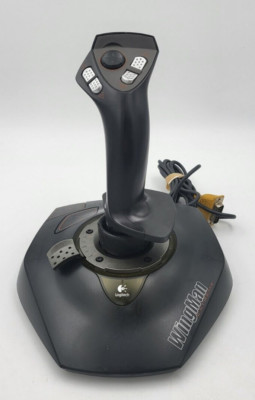 Logitech Wingman Extreme Digital 3D J-ZA10 Black Approx. 8''x7''x8'' - Untested
