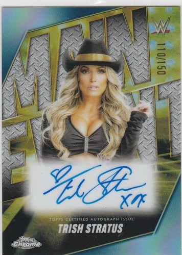 2025 Topps Chrome WWE - Trish Stratus #MEA-TSS