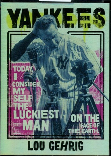 HOF Lou Gehrig 2021 TOPPS PROJECT 70 Card #250 By Joshua HOF Lou Gehrig 2021 TOPPS PROJECT 70 Card #250 By Joshua