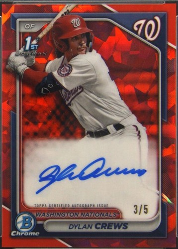 2024 Bowman Sapphire Edition - Dylan Crews #BSPA-DC
