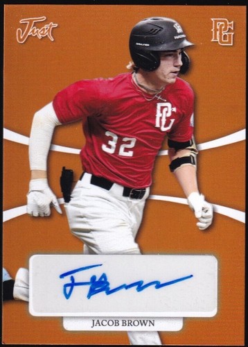 2022 Leaf Perfect Game National Showcase - Jacob Brown #GA-JB4