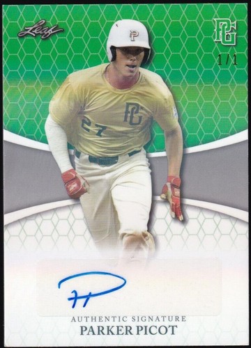 2022 Leaf Perfect Game National Showcase - Parker Picot #BA-PP1