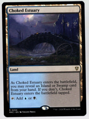 Choked Estuary 0254 Non Foil Rare Murders at Karlov Manor MTG NM