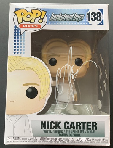 Nick Carter サイン Nick Carter Signed Funko POP #138 Backstreet Boys JSA COA