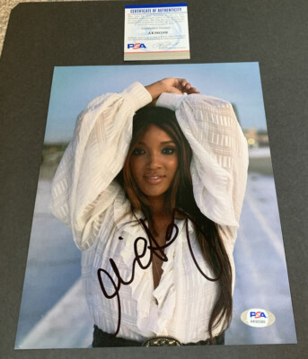 Mickey Guyton Signed Autographed Remember The Name 8x10 Photo PSA/DNA Country