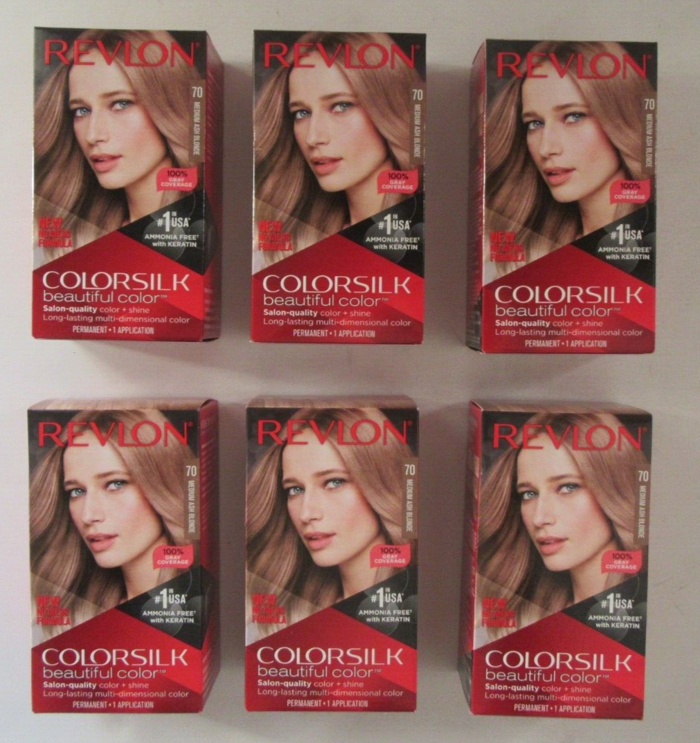 Revlon ColorSilk Beautiful Color™ Hair Color - 70 Medium Ash
