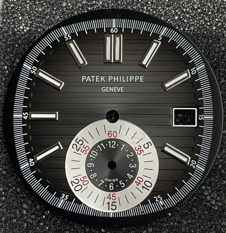 Patek Philippe Nautilus 5980/1A  S/Steel Watch Black Dial Authentic