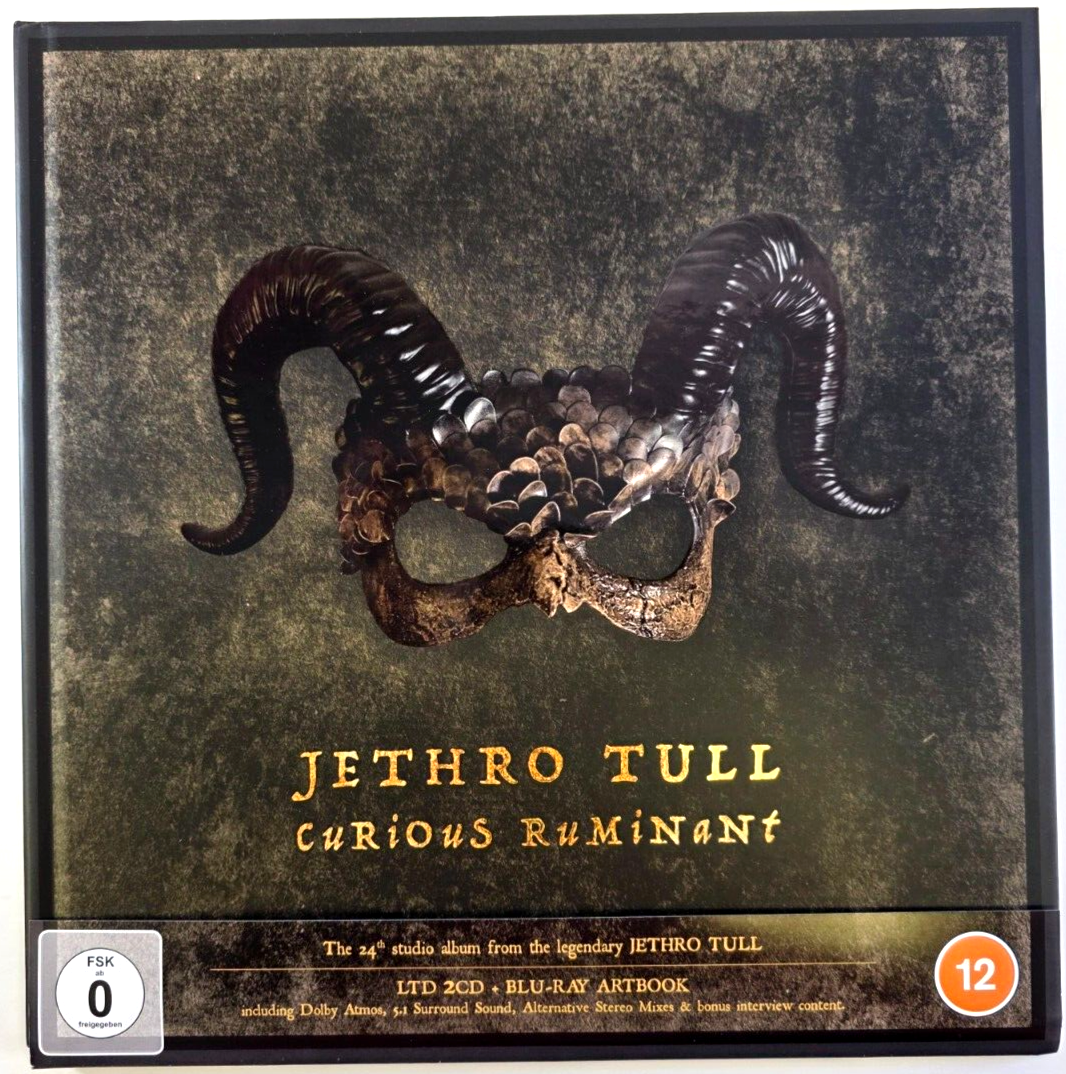 Jethro Tull Curious Ruminant 2 x CD + Blu Ray Limited
