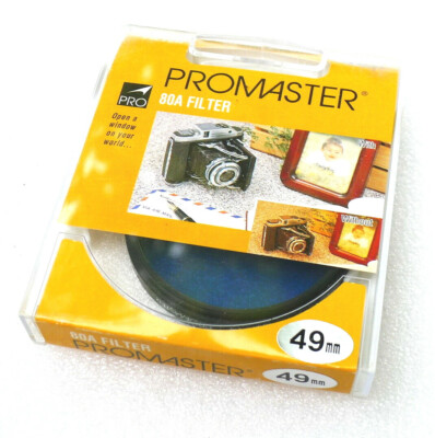 49mm PROMASTER (HOYA) 80A Blue CC Filter - NEW