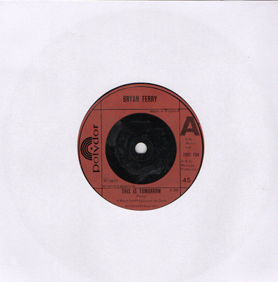BRYAN FERRY - THIS IS TOMORROW - 70's - 7'' VINYL