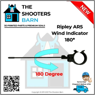 Ripley AR5 Field Target HFT Sports Clip-on Wind Indicator 180 or 360 Degree New