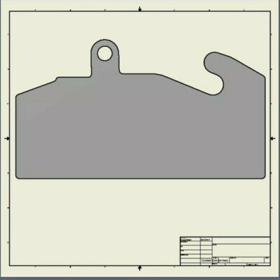 CNC dxf file (JRB 416 series straight) Loader Quick Attach blanks 544k 624kEMAIL
