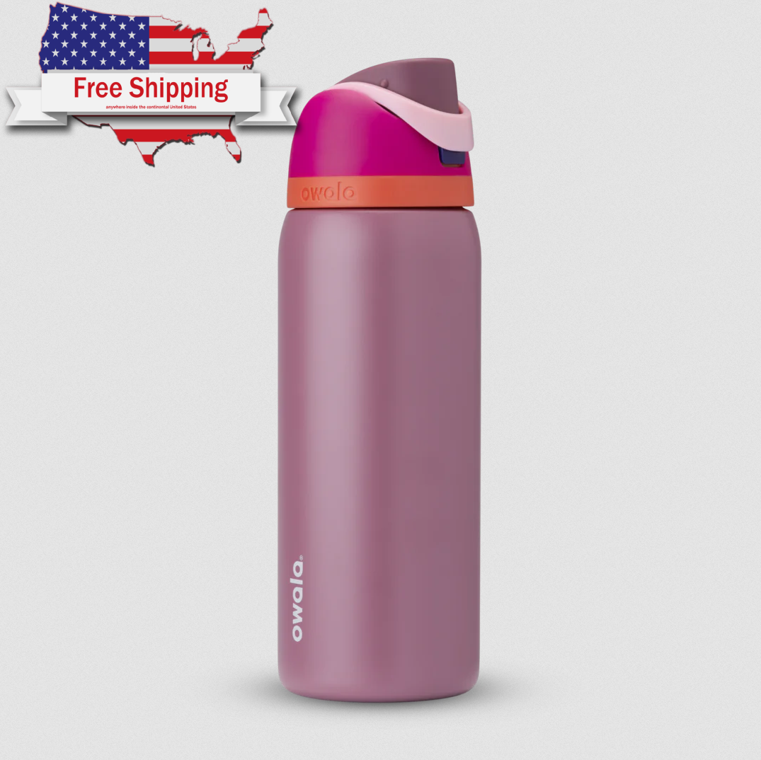 Owala FreeSip Stainless Steel Insulated Water Bottle, 32oz, Crown Jewel. Owala FreeSip Stainless Steel Insulated Water Bottle, 32oz, Crown Jewel.