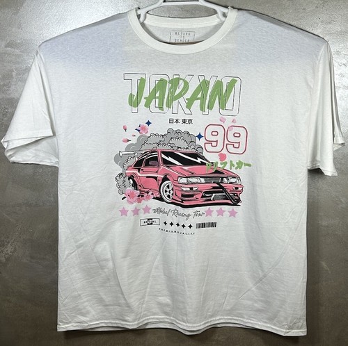 Tokyo Japan Street Racing Global Your T-Shirt White Men's