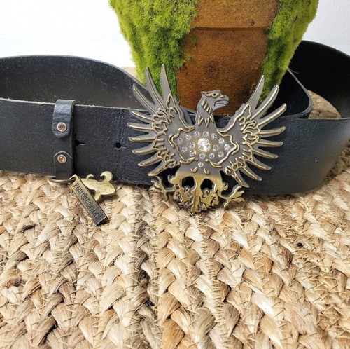 小物 GANNI Black butterfly rhinestones belt New Ganni Snake Printed Slingback Feminine Buckle Ballerinas