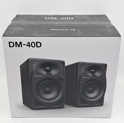 Pioneer DJ DM 40D 4 inch Active Studio Monitor Black + Ableton Live Lite 12