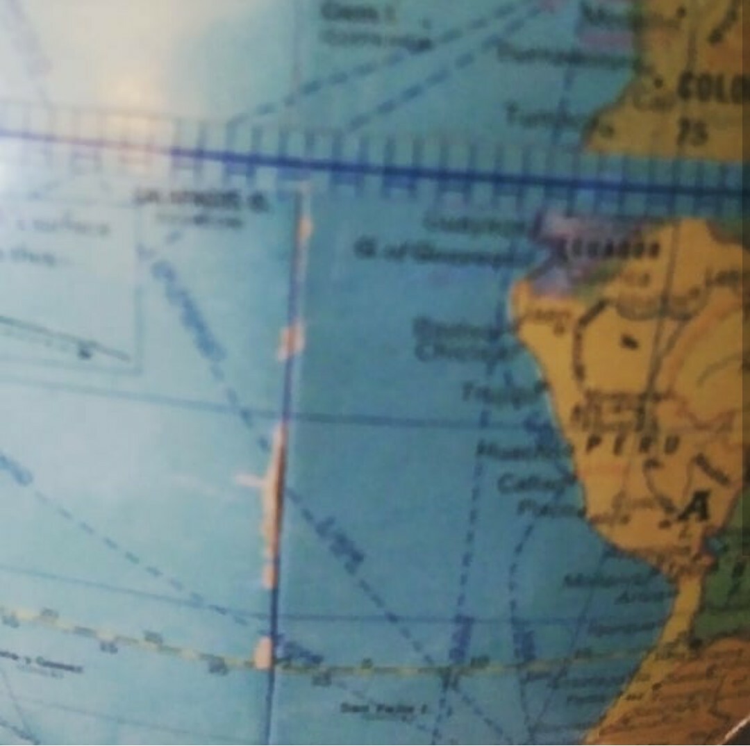 1950s New Peerless 8 Inch Terrestrial Globe Vintage Mid Century Weber Costello