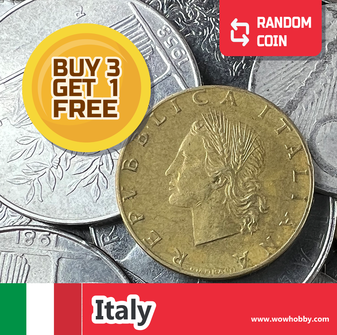 Italy Coin | 1 Random Collectible Old Italian Coin for Coin Collecting