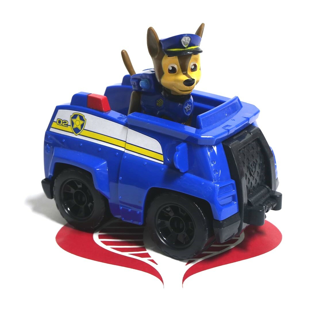 Paw Patrol Vehicle Chase Police Cruiser and Chase Spin