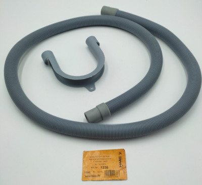 Otto Haas T-891126 Kunststoff Spiral 1500mm Lang mit Bogen bis 60°C Grau