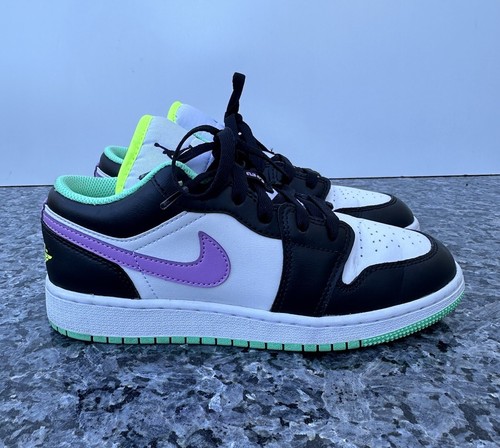 air jordan 1 low black aurora