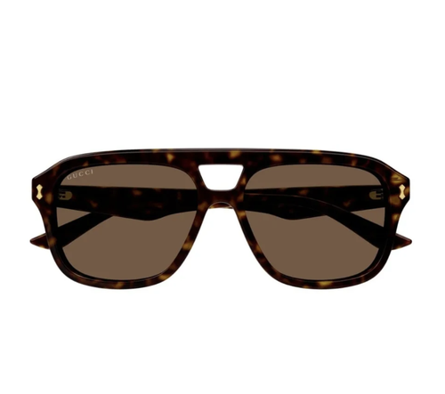 Pre-owned Gucci Gg1263s-006 Havana Havana Brown Sunglasses
