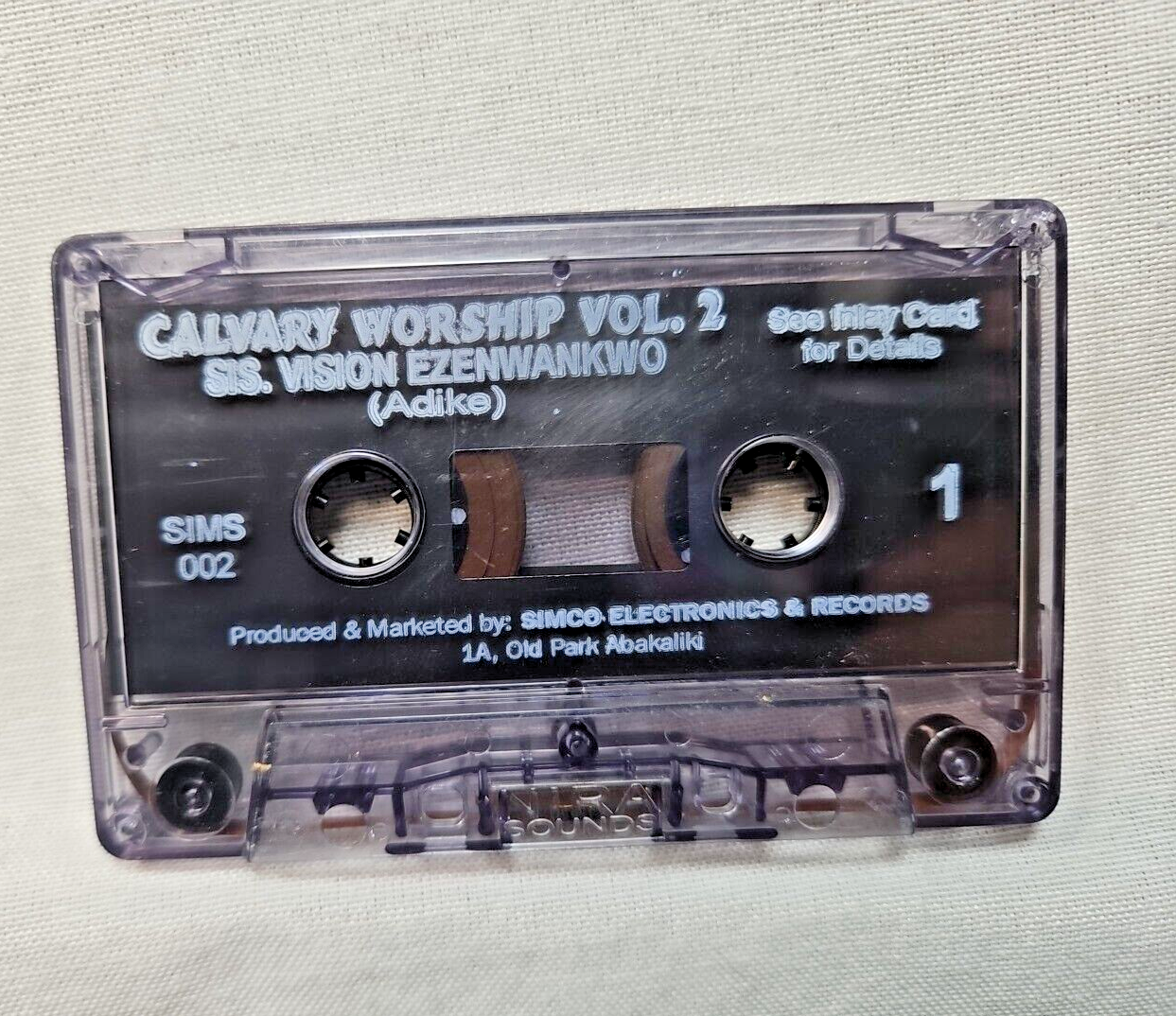 Cassette Tape Calvary Worship Volume 2 Sis. Vision Ezenwankwo ...