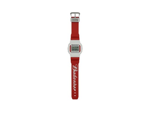 Pre-owned Casio G-shock Budweiser Collaboration Dw5600bud20-7 Limited Edition 2021