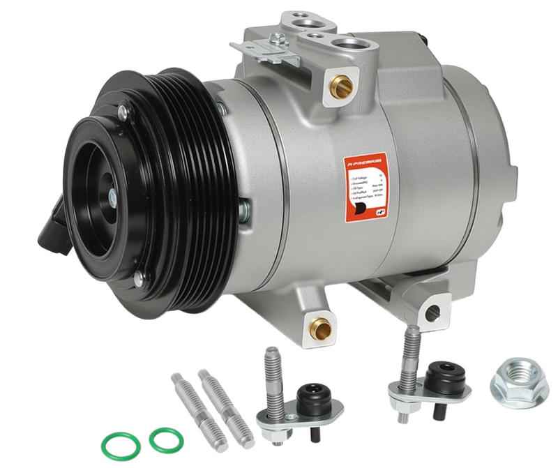 A/C Compressor w/Clutch for Ford F-250 F-350 F-450 F-550 Super Duty F53 F59 F650