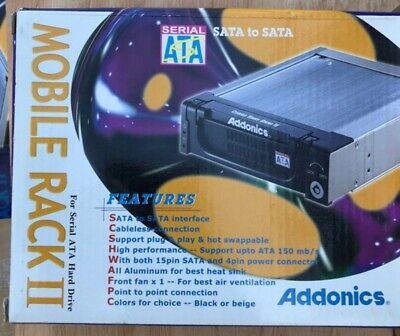 Addonics Mobile Rack Ii Frame/carrier Aenrhdsa35-r.     NEW IN BOX.         #p1