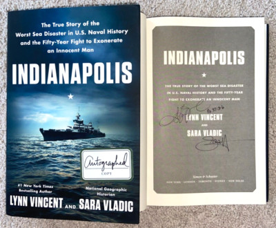 LYNN VINCENT SARA VLADIC SIGNED BOOK HARDCOVER 1ST INDIANAPOLIS: THE TRUE STORY