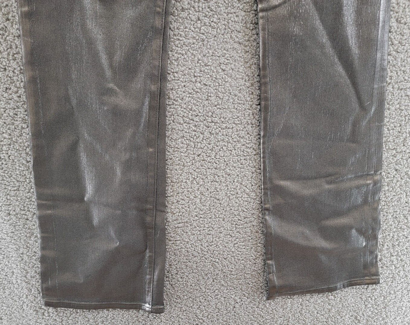 Joe's Jeans The Hi Honey High Rise Metallic Bootcut Jeans Women's 30 Gunmetal~ - Picture 4 of 18