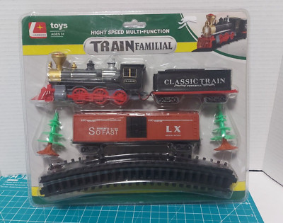 Lianxiang Toys High Speed Multi-Function Train Set W/ Rails and Trees Chinese