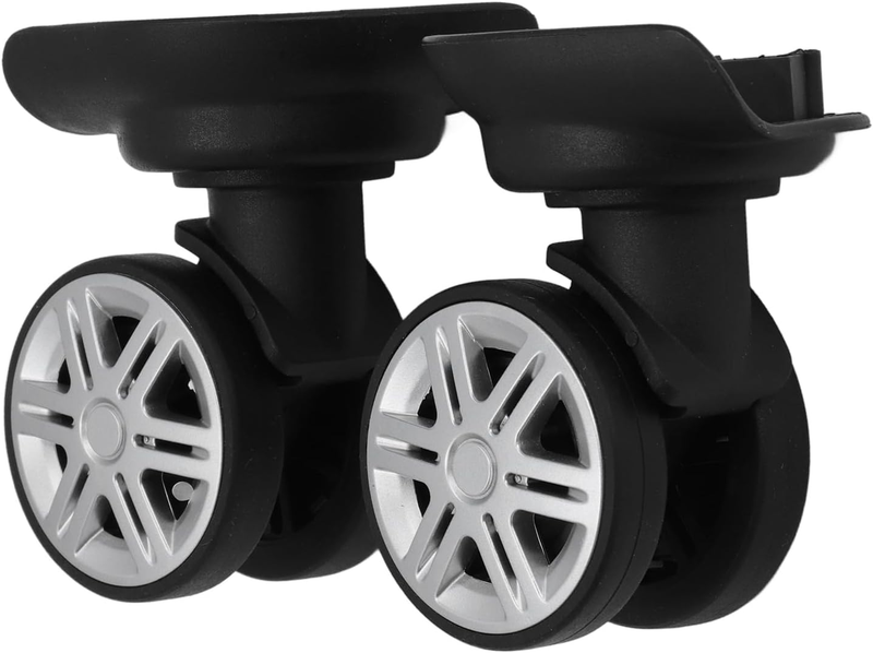 1 Pair 360 Degree Luggage Wheel, Universal Suitcase Castor, Wheels with Silent S