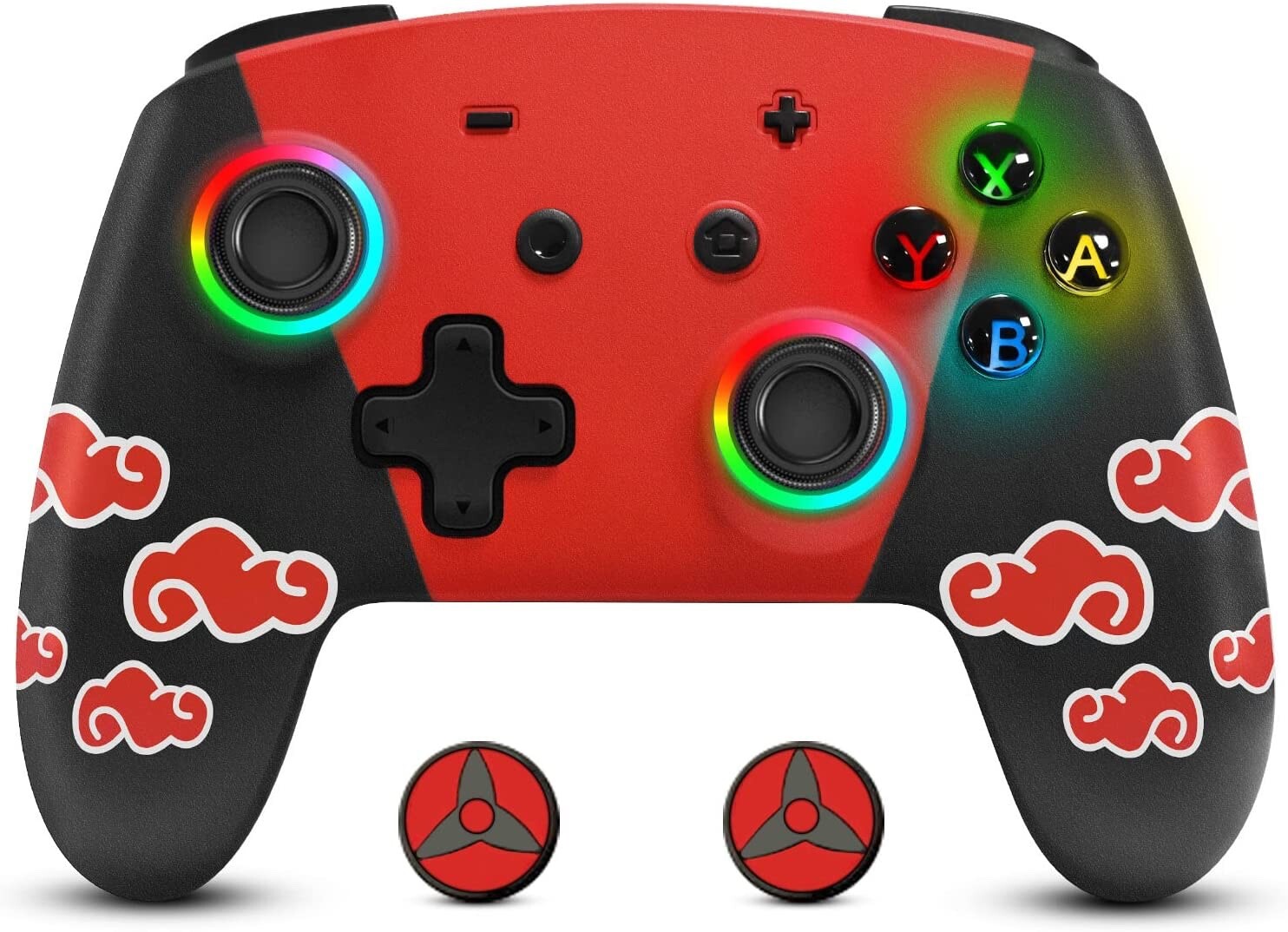 New Switch Pro Wireless Controller, 9 Colors RGB Lights with