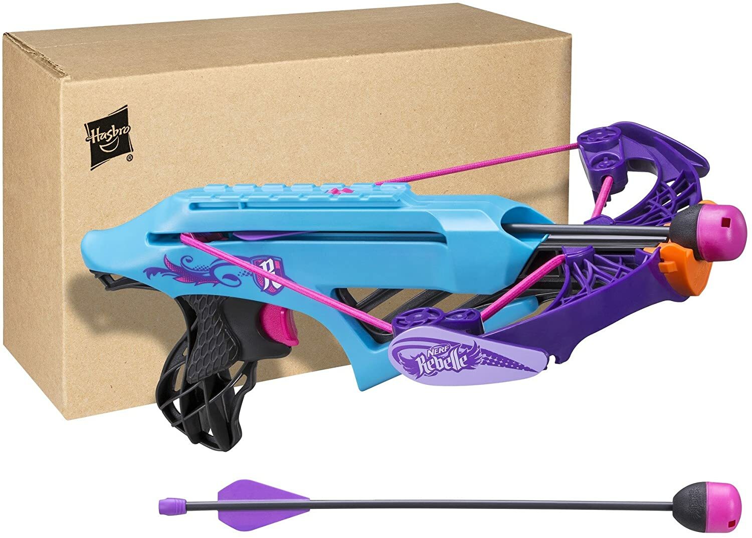 NERF Rebelle Courage Crossbow Blaster Bow Cross Bow with