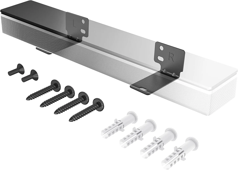 WALI Sound Bar Speaker Wall Mount Bracket Holder Stands Compatible for Bose