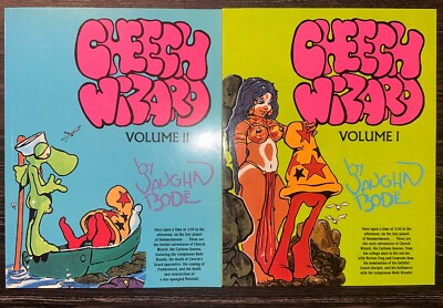 Vaughn Bode - CHEECH WIZARD vol. 1, 2 [Fantagraphics, Complete, 1st printings]