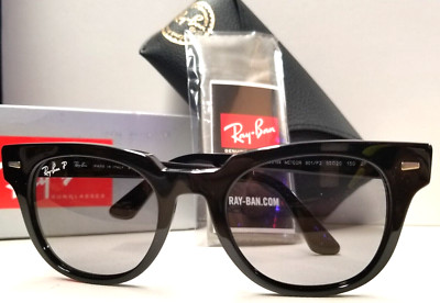 NEW RAY-BAN RB2168 901/P2 METEOR BLACK/POLARIZED LENS AUTHENTIC SUNGLASSES 50-20