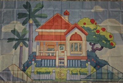 3x5 Ft Cartoon House Banner