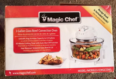 Magic Chef Convection Countertop Oven built-in timer Model EWGC12W3 -  Open Box