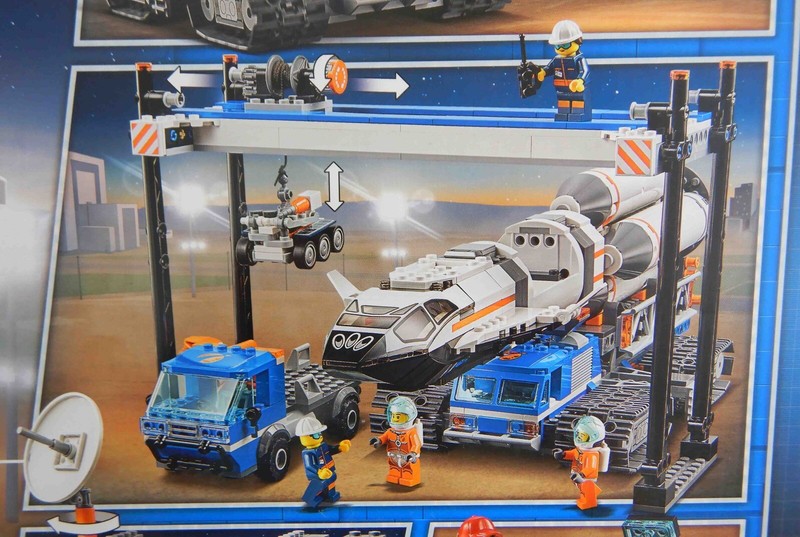 NEW LEGO City 60229 Space Rocket Assembly & Transport Set: NASA